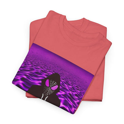 Spider-Hoodie With Purple Swirls Tee