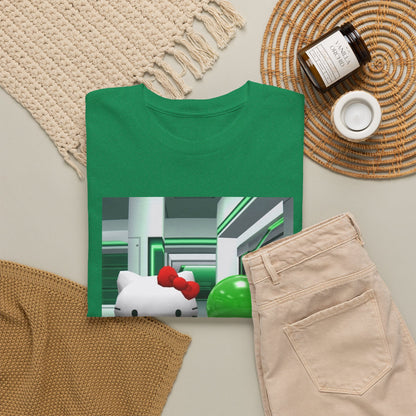 Kitty And Slime Flipping The Bird Tee
