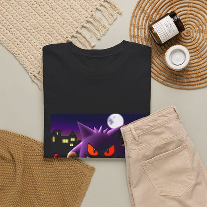 Gengar Lurking Under Moonlight Tee