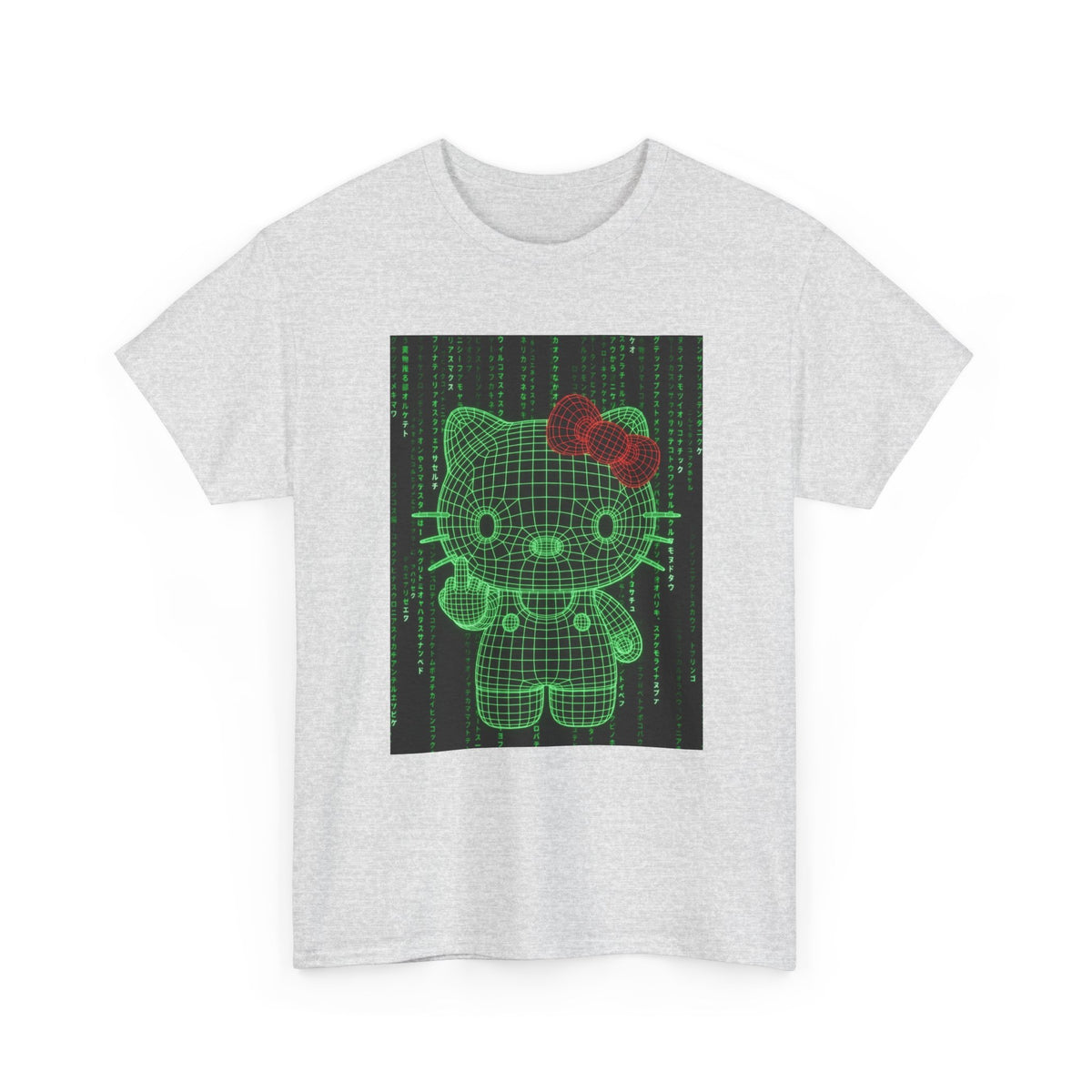 Cyber Hello Kitty Flips The Bird Tee