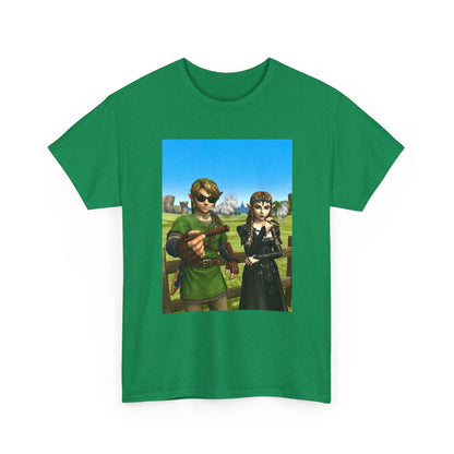 Link And Zelda Chilling With Blunts Tee