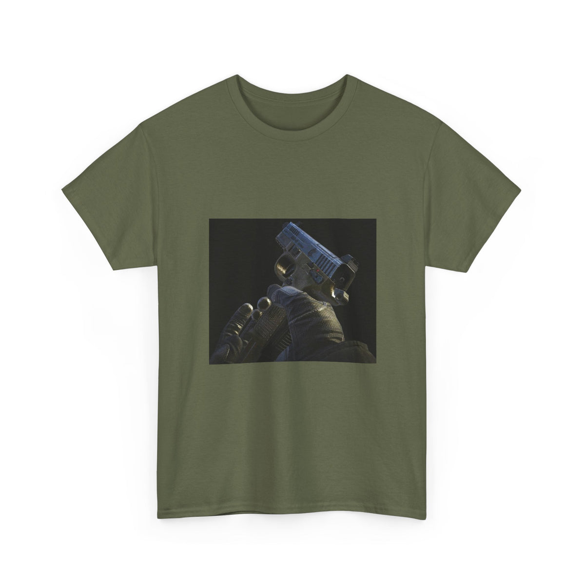Echoed Green Graphic Tee