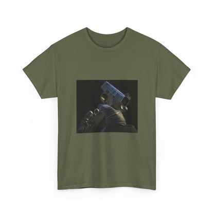 Echoed Green Graphic Tee