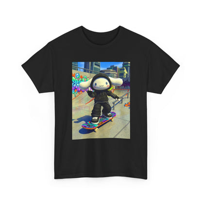 Edgy Cinnamoroll Skater Flipping Off Tee