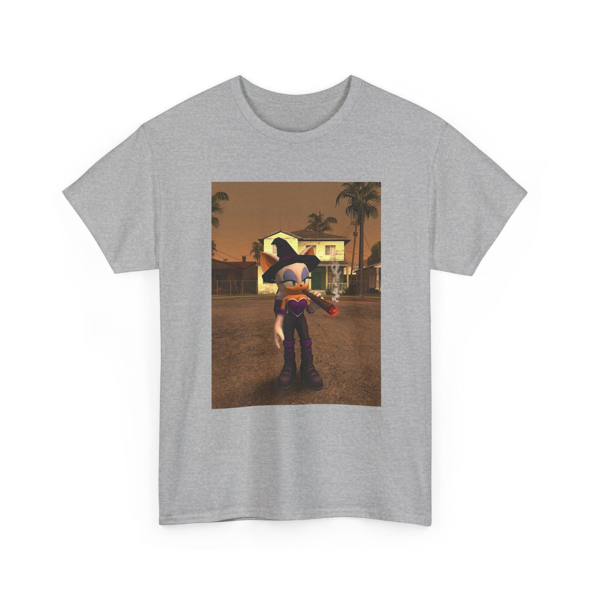 Rouge The Bat Smoking A Blunt Tee