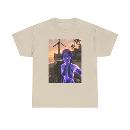 Cortana's Beach Sunset Selfie Tee