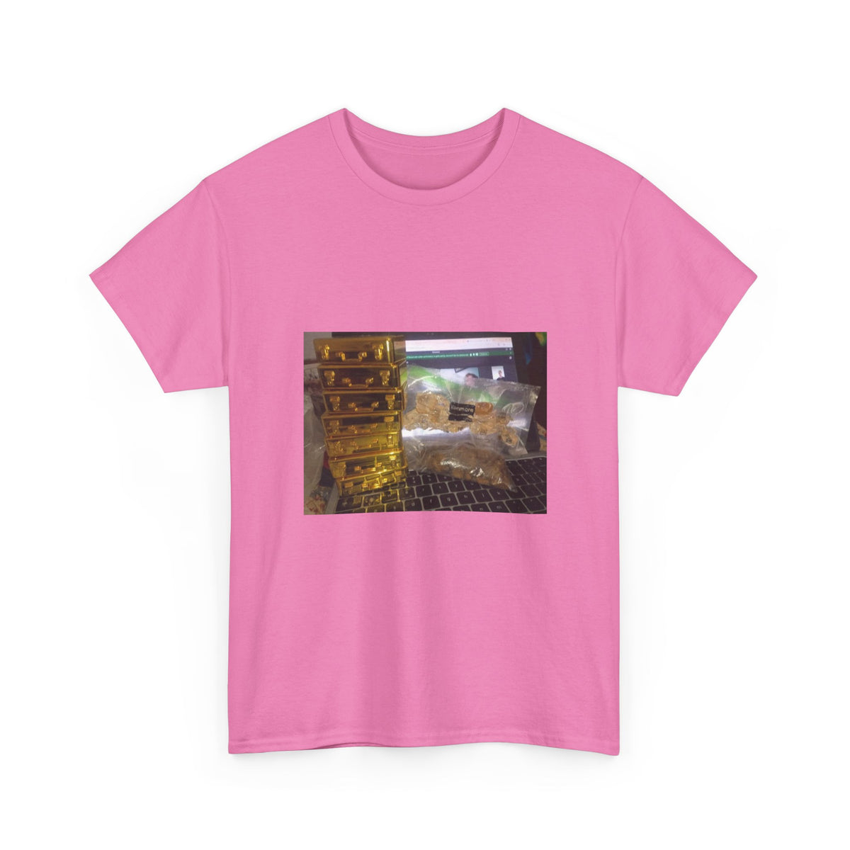 Gold Briefcase Stash Tee