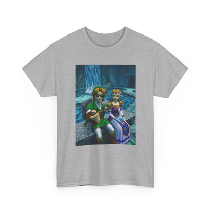 Link and Zelda Chilling and Smoking