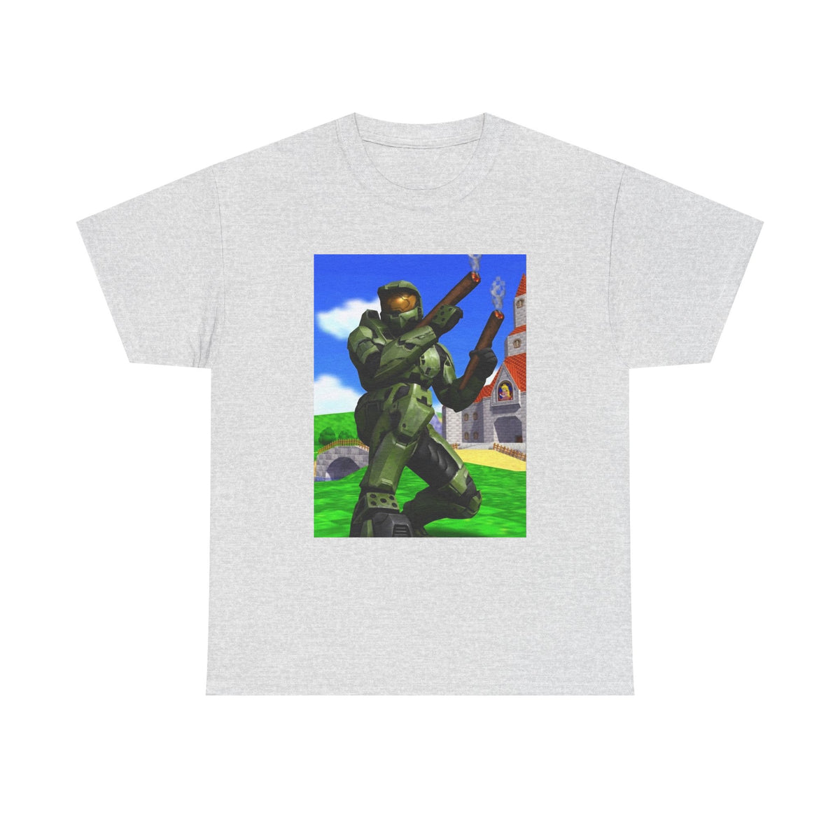 Master Chief Blazing In Mushroom Kingdom