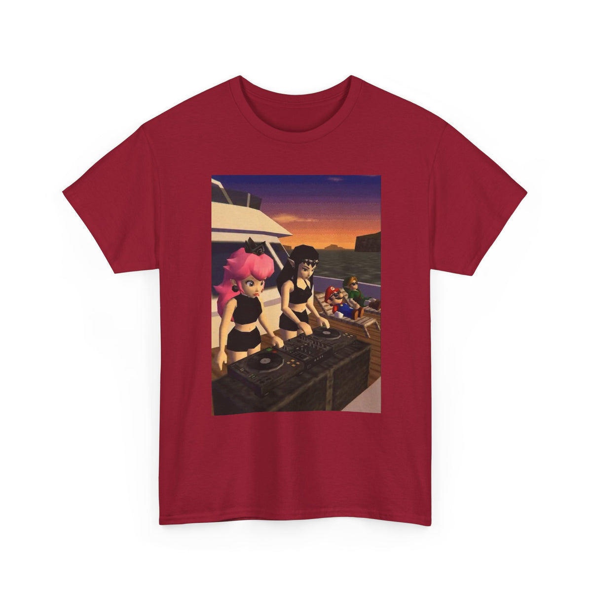 N64 Waifus DJ Yacht Party Tee
