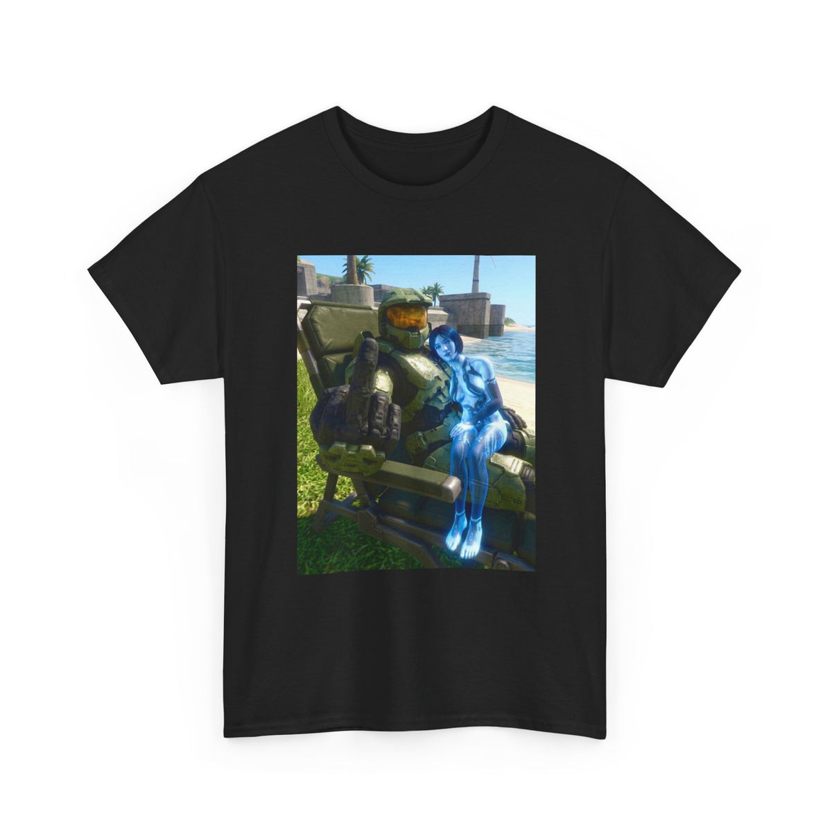 Master Chief And Cortana Chilling Out