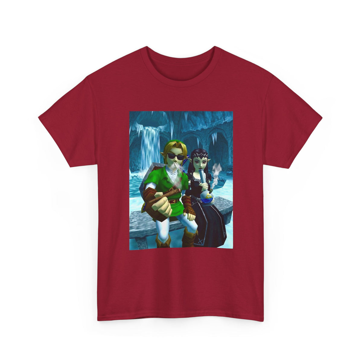 Hero and Dark Princess Chillin' in Ice Cave