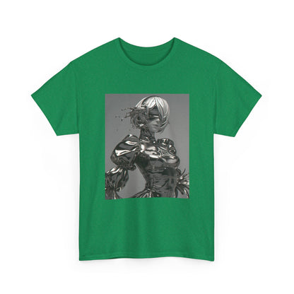 Liquid Chrome Abstract Tee