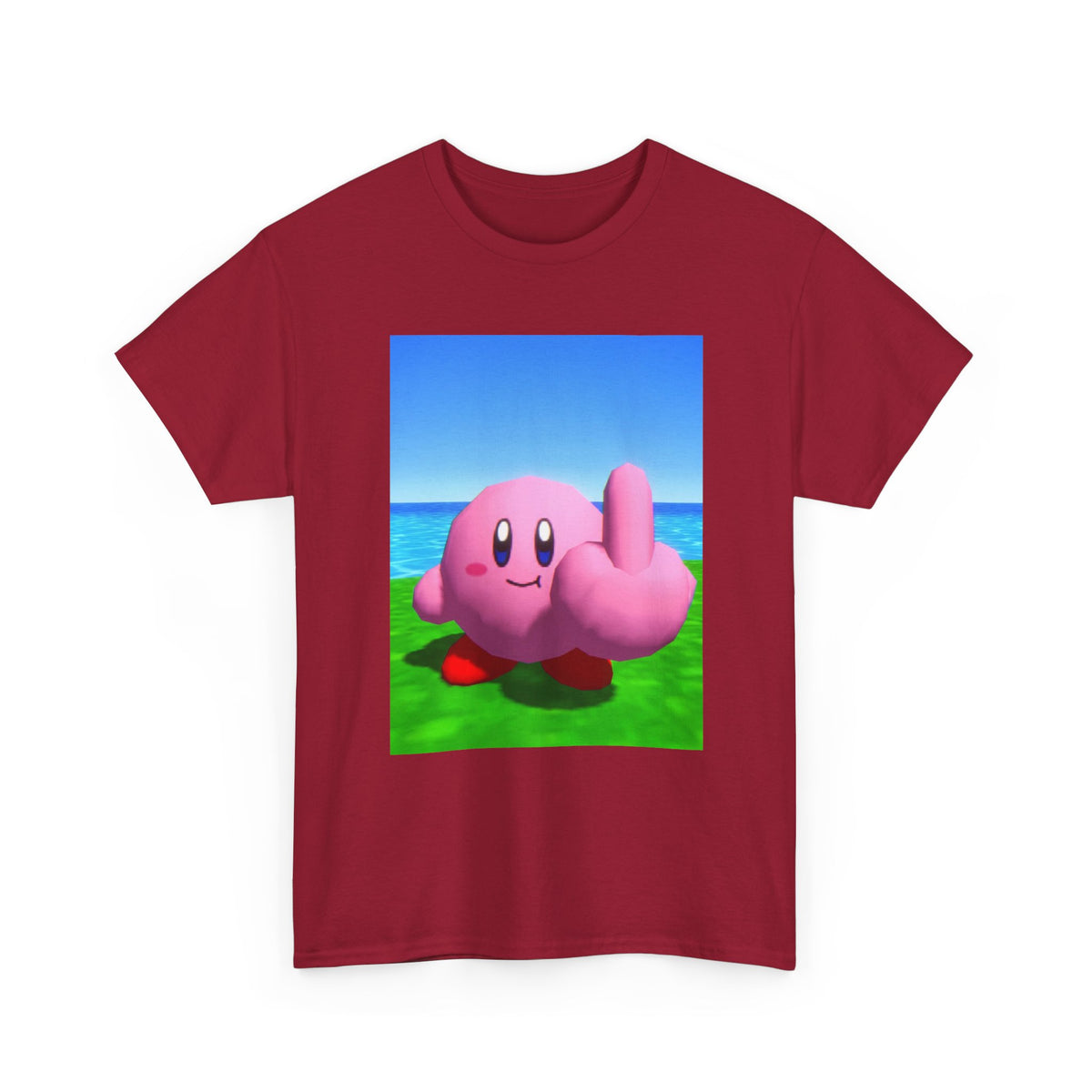 Kirby Flipping The Bird Tee