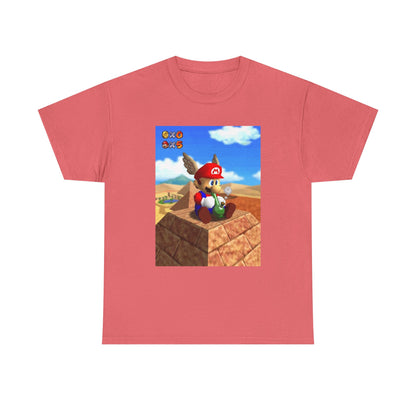 Wing Cap Mario Enjoying The Desert View Tee