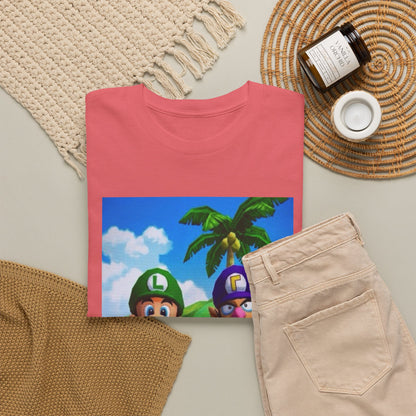 Luigi and Waluigi Flipping The Bird Tee