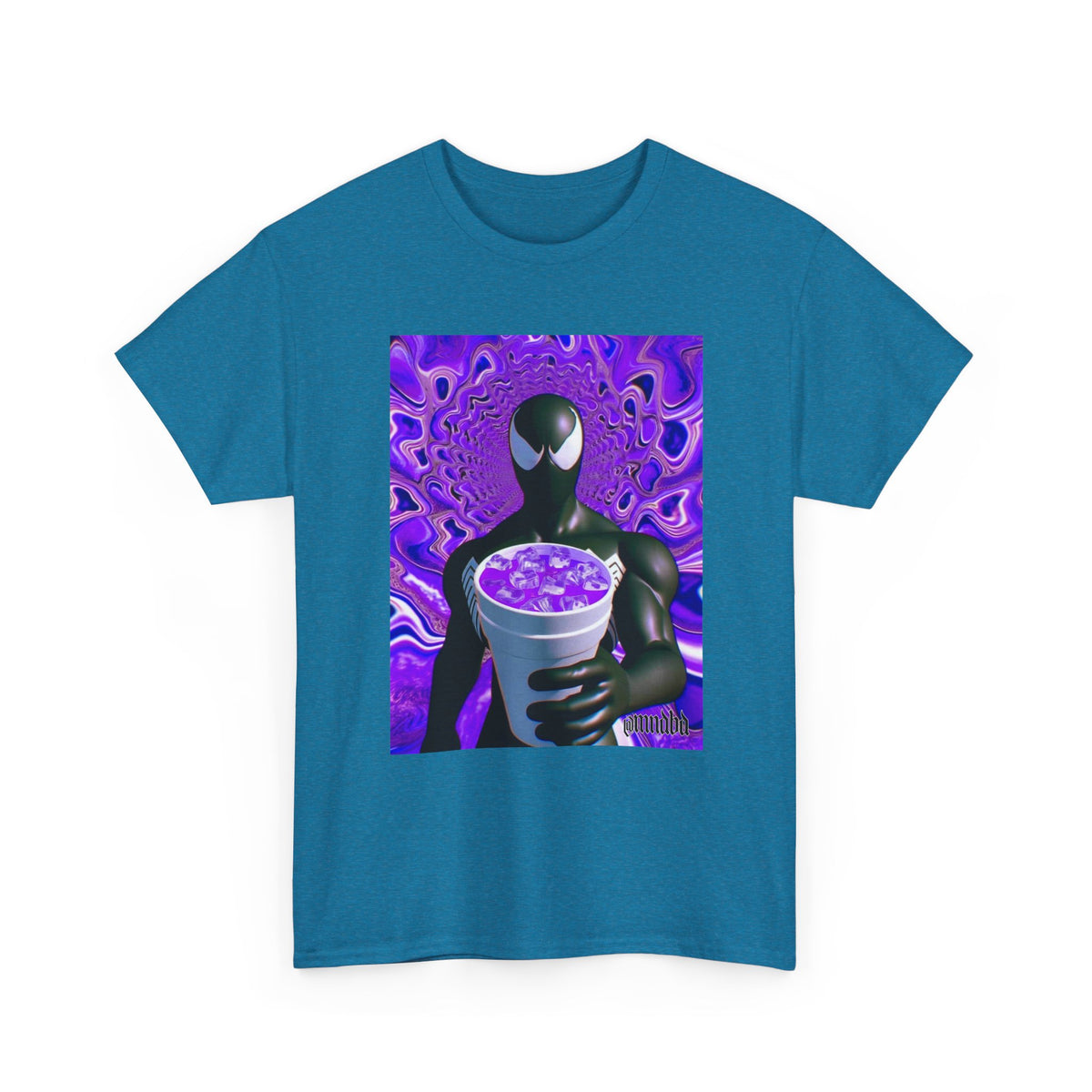 Venom Spider-Man Holding Purple Double Cup