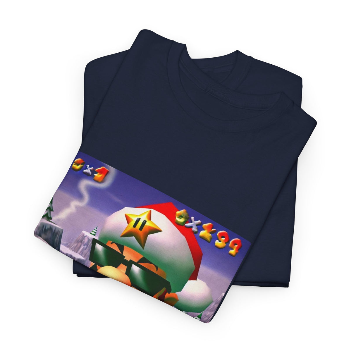 Cool Mario Santa Smoking Cigar Tee