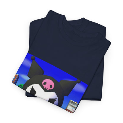 Kuromi Flipping The Bird In Animal Crossing