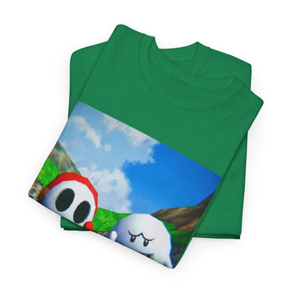 Shy Guy And Boo Flipping Off Tee