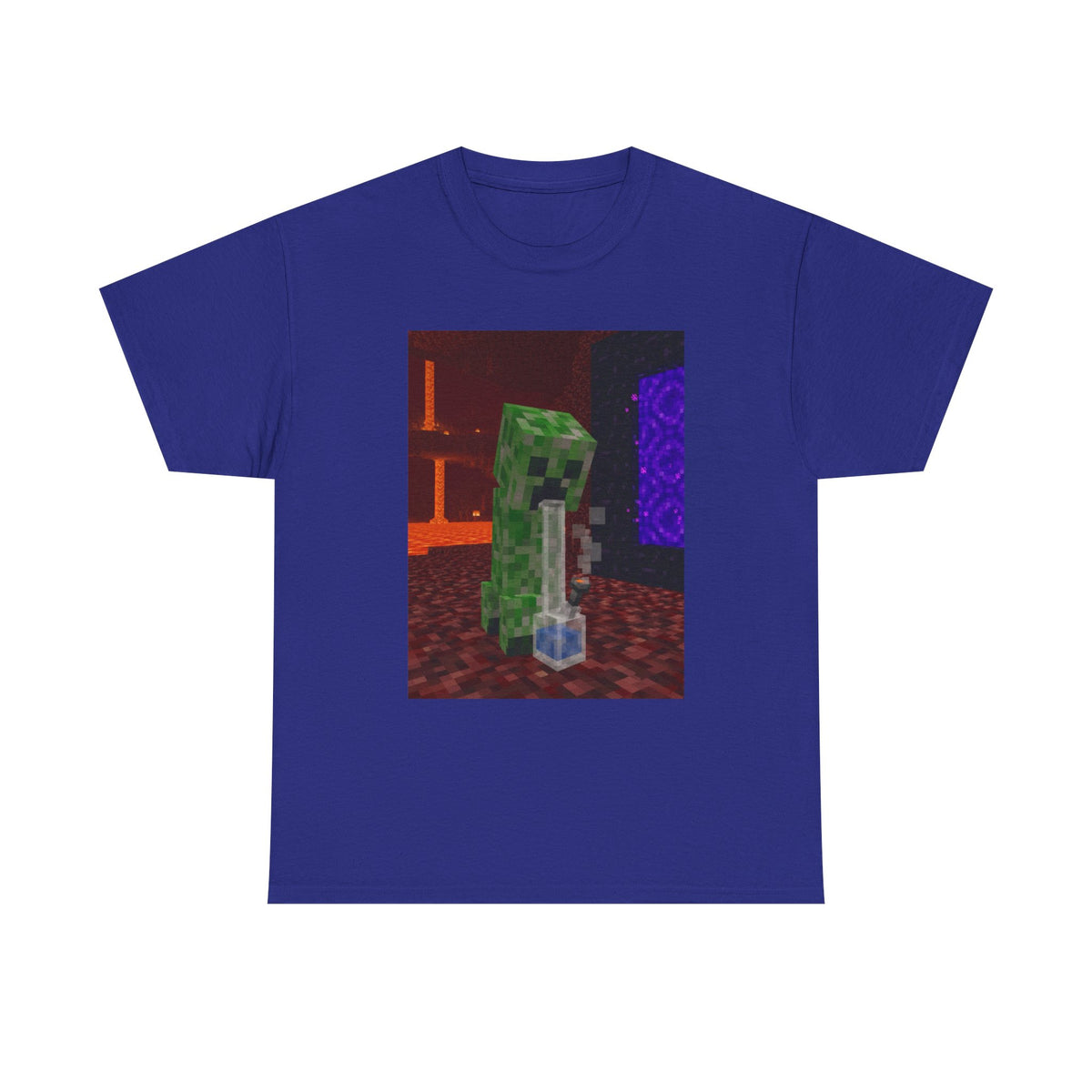 Creeper Hits The Bong In The Nether