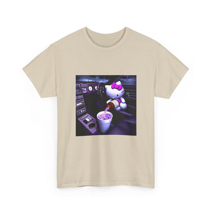 Hello Kitty Pours Lean In Car Tee