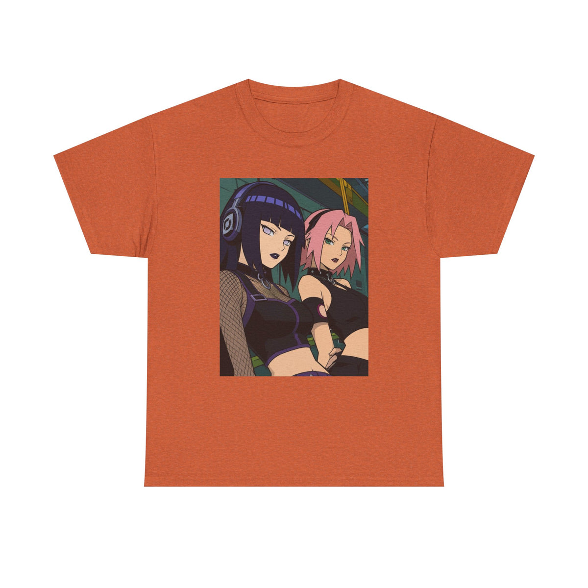 Goth Hinata and Sakura Anime Duo