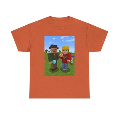 Pixelated Duo In The Green Field Tee