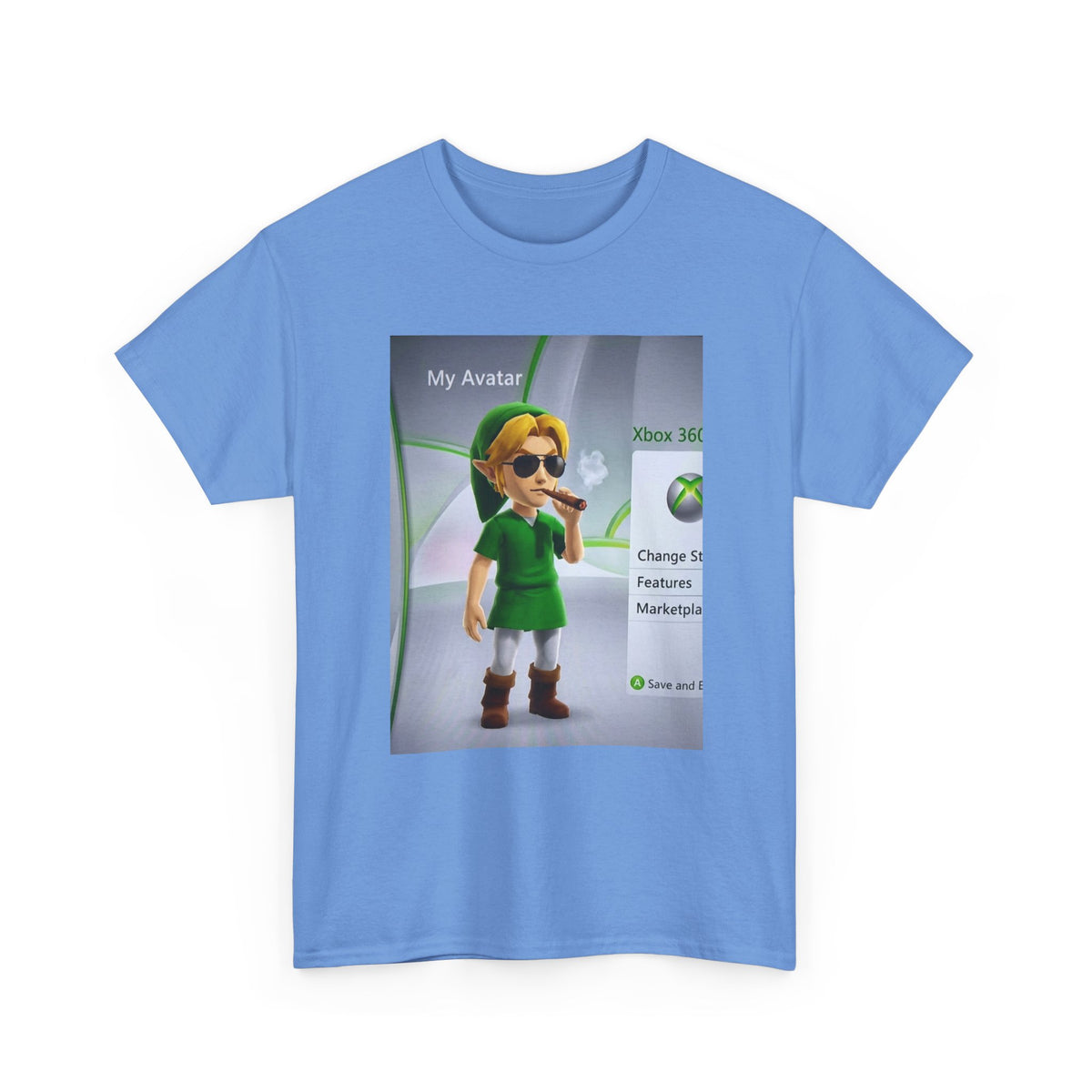 Stoner Link Xbox Avatar Puffing Blunt Tee