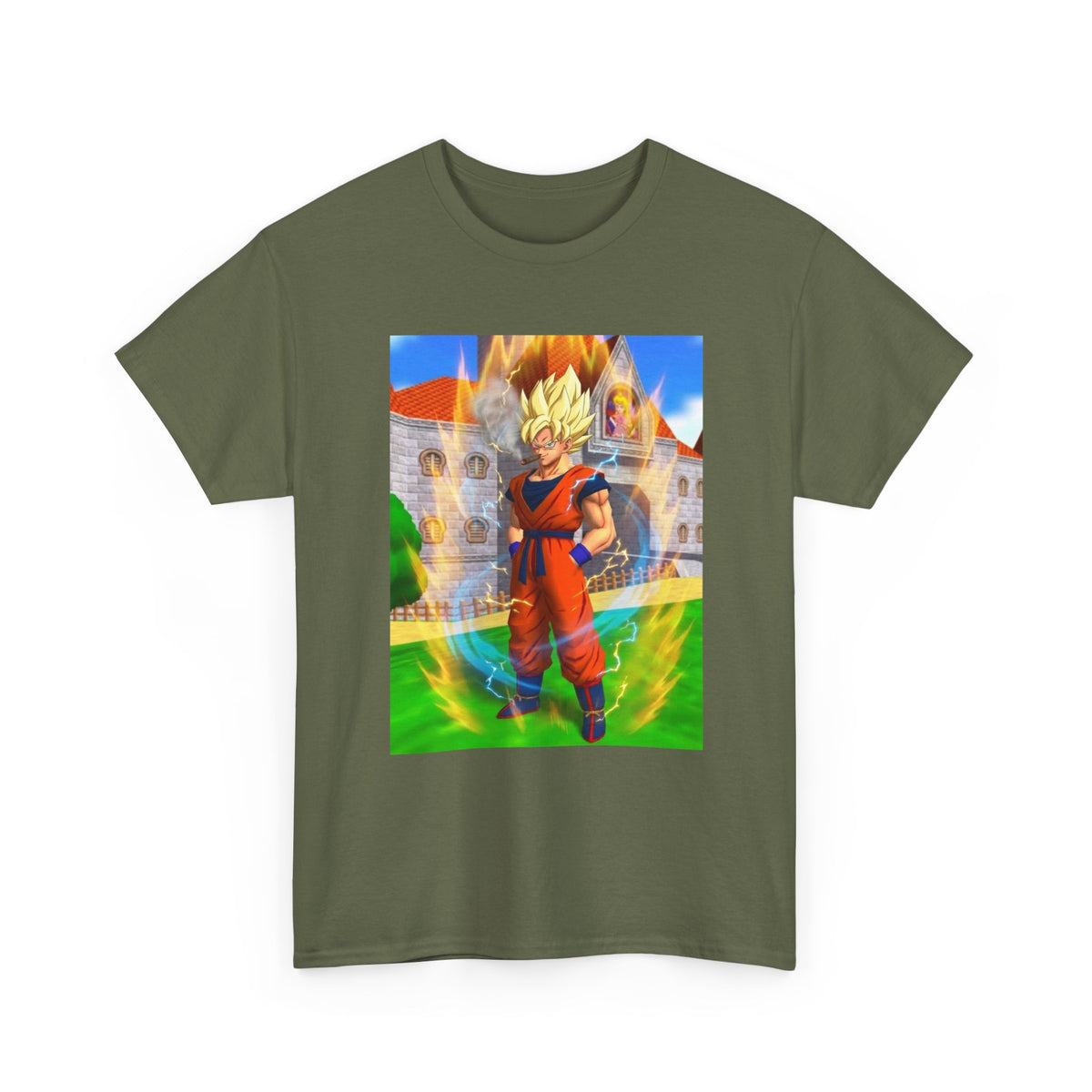 Super Saiyan Smoking A Blunt Tee