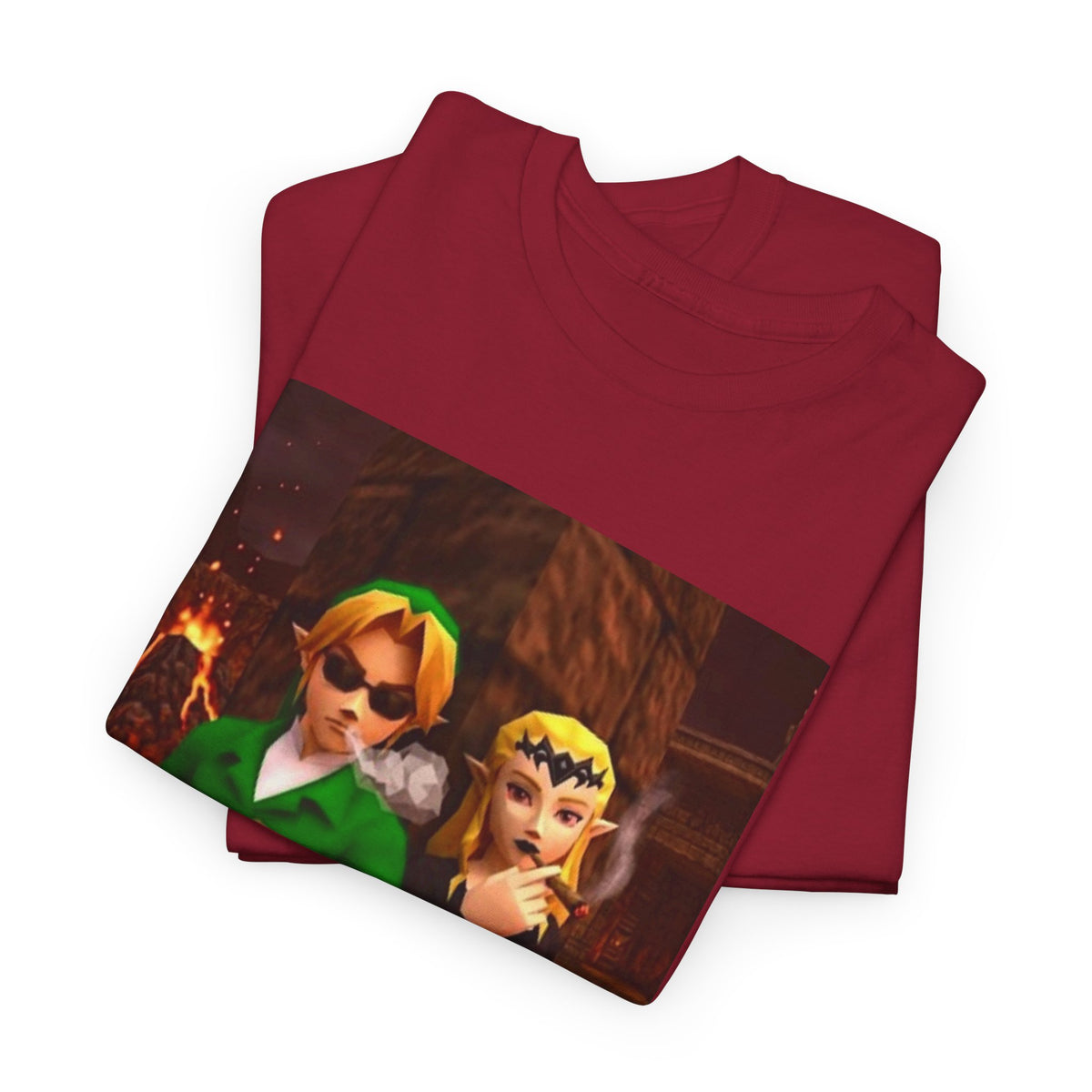 Link and Zelda Smoking Blunts In Hyrule