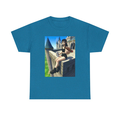 Elf Babe Chilling With Cigar And Drink Tee