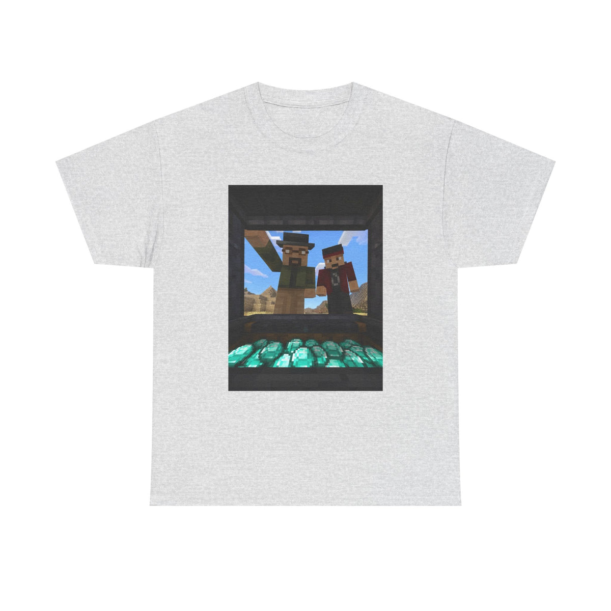 Pixelated Duo With Precious Gems