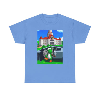 Yoshi Hotboxing Outside Princess Peach's Castle