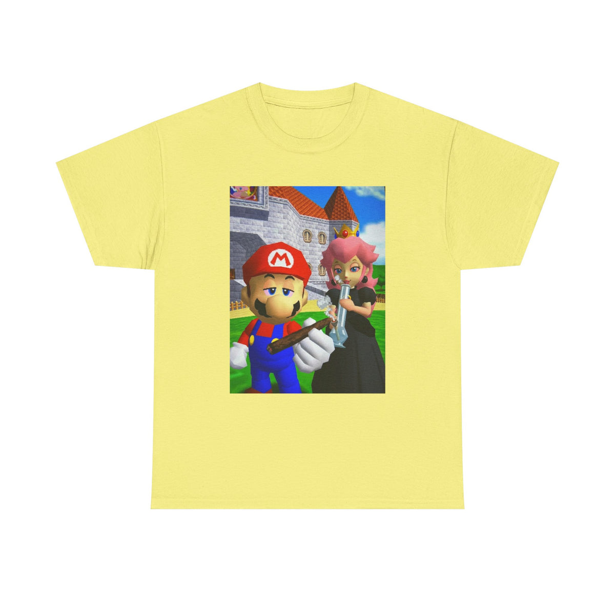 Mario And Peach Chilling At The Castle