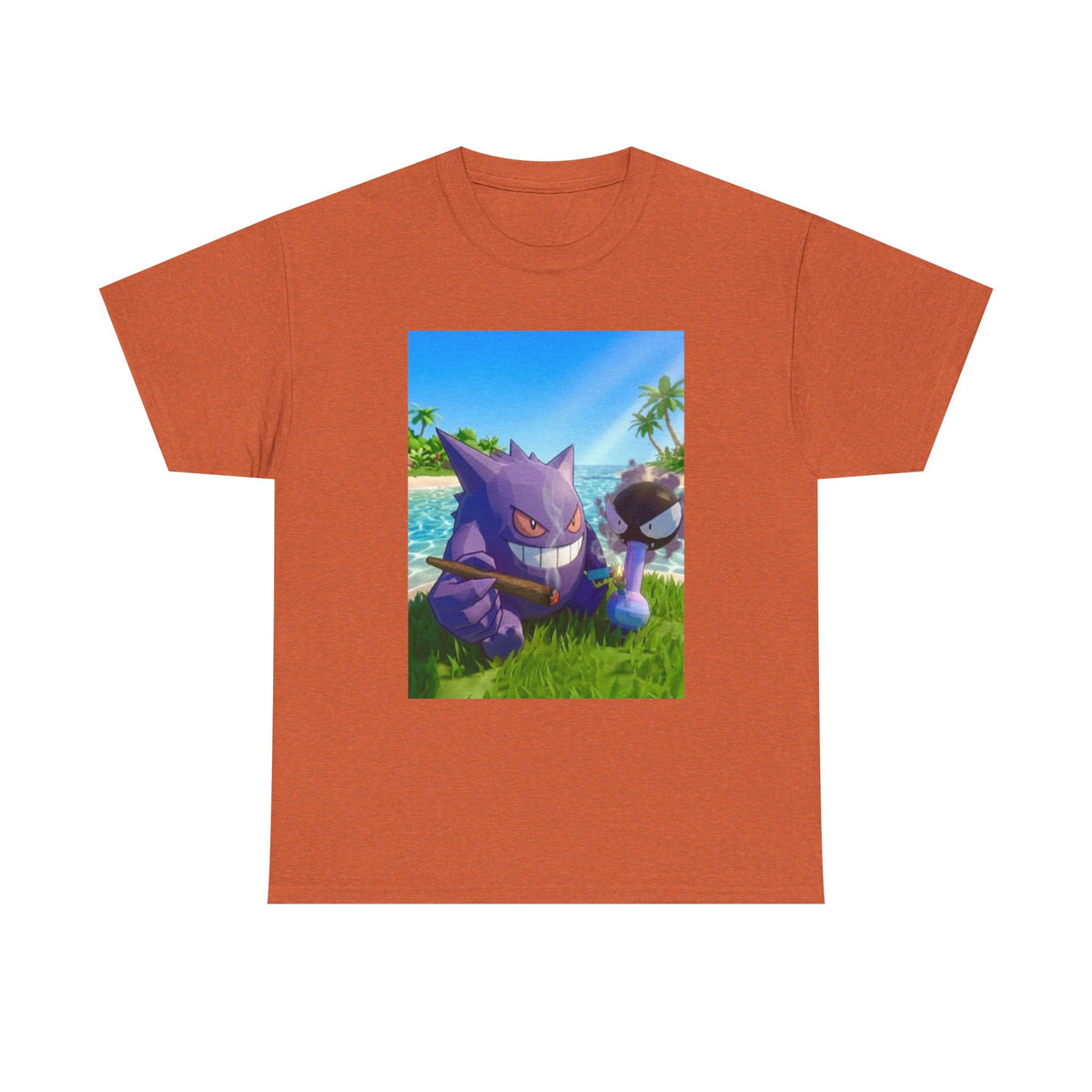 Gengar And Gastly Chilling On Beach Tee