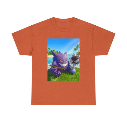 Gengar And Gastly Chilling On Beach Tee