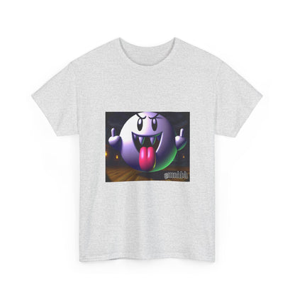 Edgy Ghost Flipping The Bird Tee