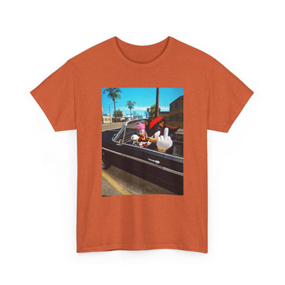 Shadow The Hedgehog Driving With Attitude Tee