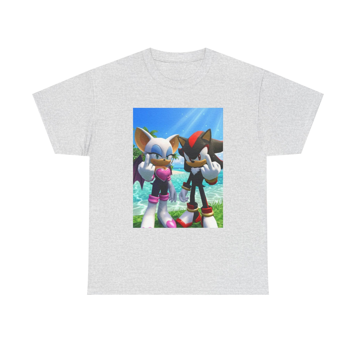 Rouge And Shadow Flipping The Bird Tee (Design 3)