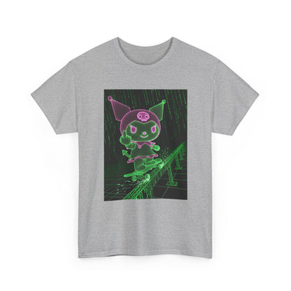 Wireframe Kuromi Skates And Flips The Bird