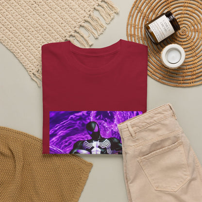 Symbiote Spider-Man Chilling with Lean Tee