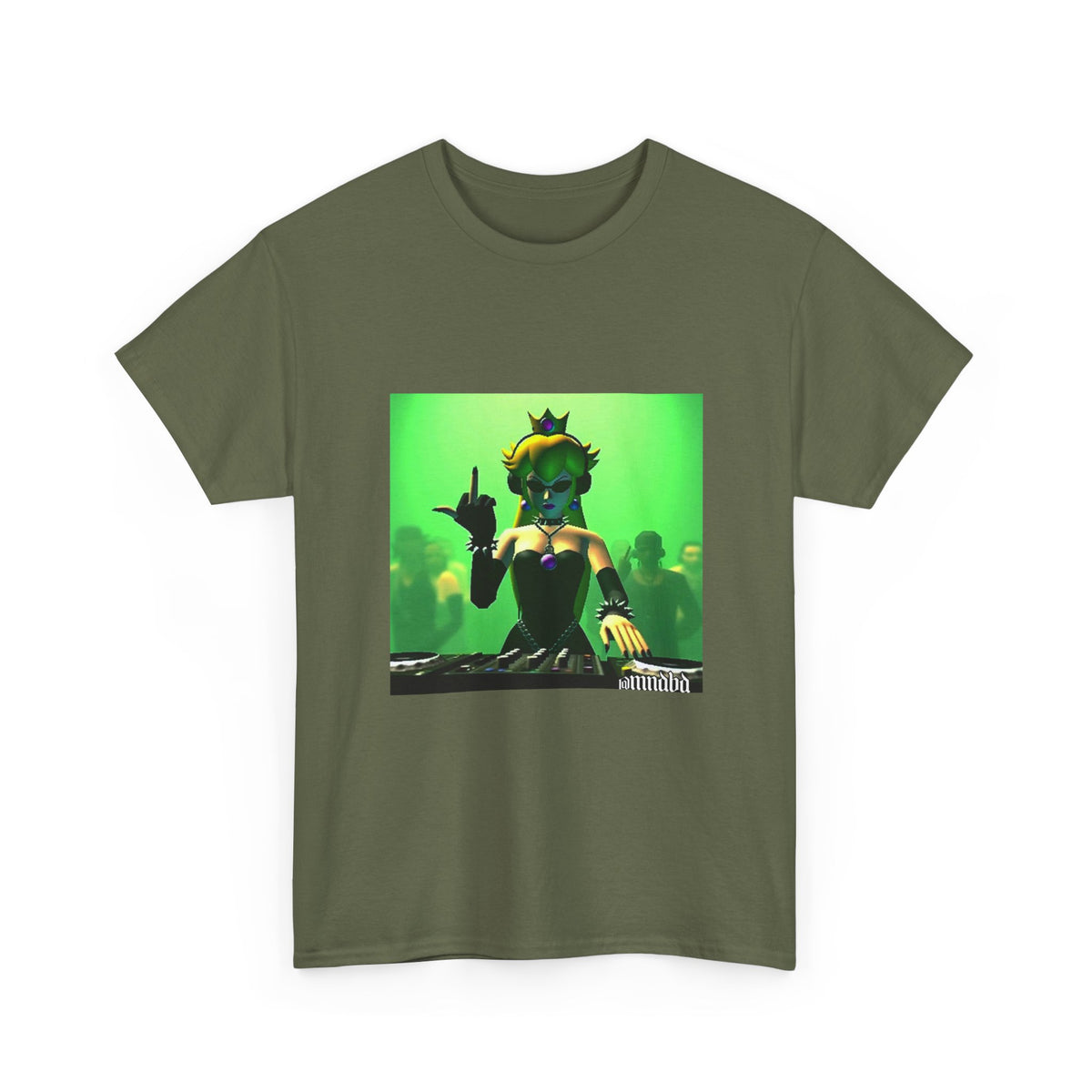 Gothic Peach DJ Flipping The Bird Tee