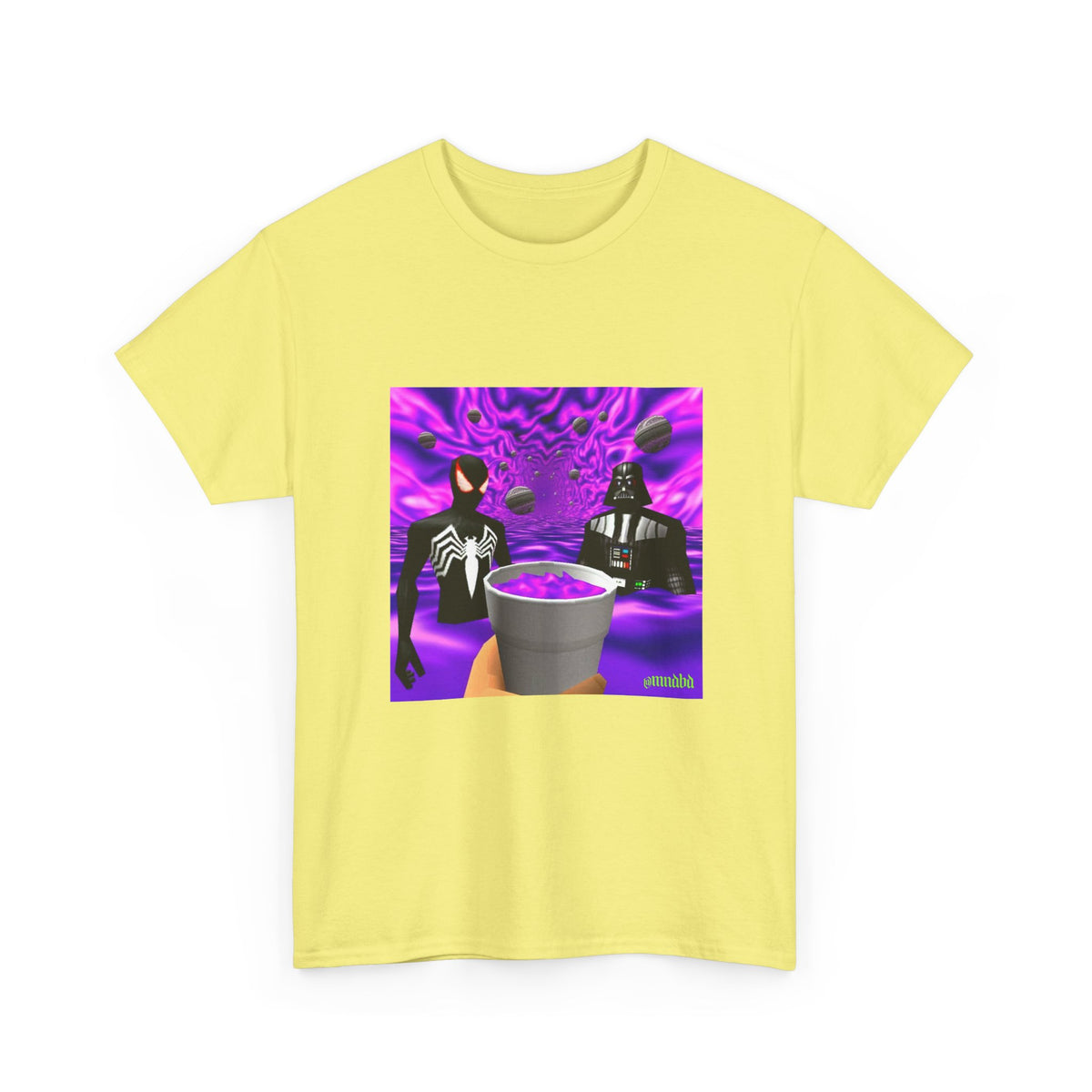 Spider-Man, Darth Vader, And Purple Drank Tee