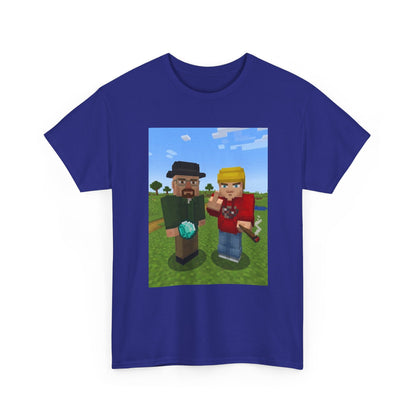 Pixelated Duo In The Green Field Tee