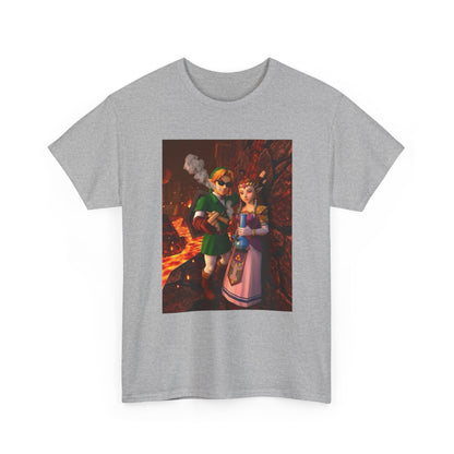 Link And Zelda Chillin' In A Hot Spot