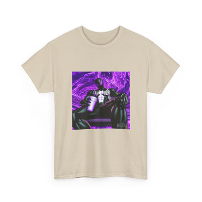 Symbiote Spider-Man Chilling with Lean Tee