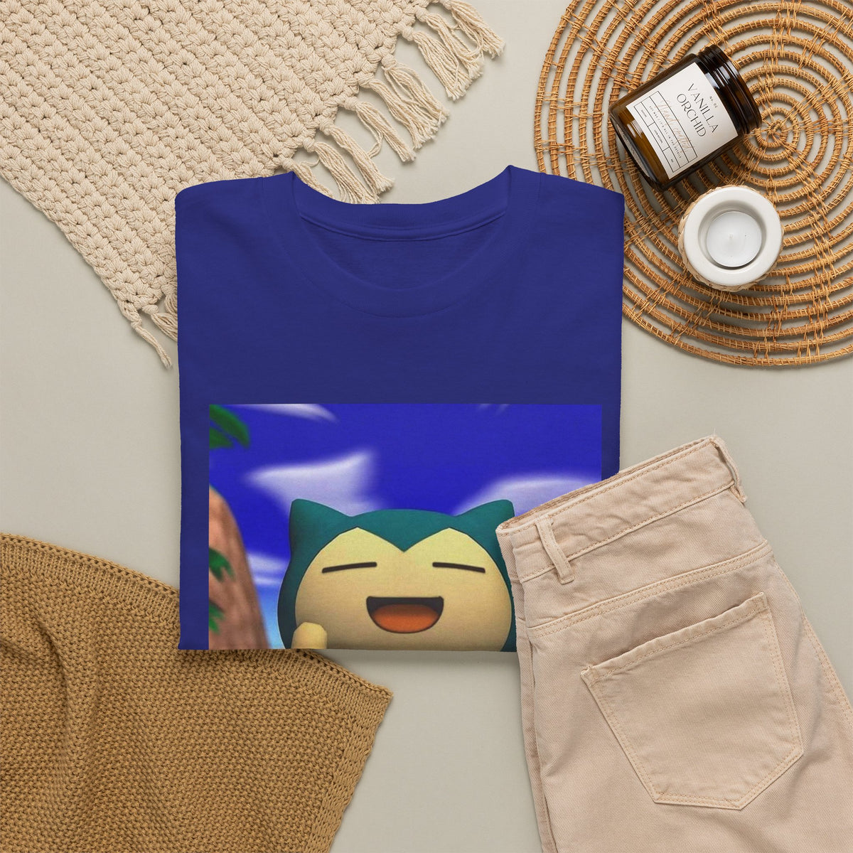 Snorlax Flipping The Bird Tee