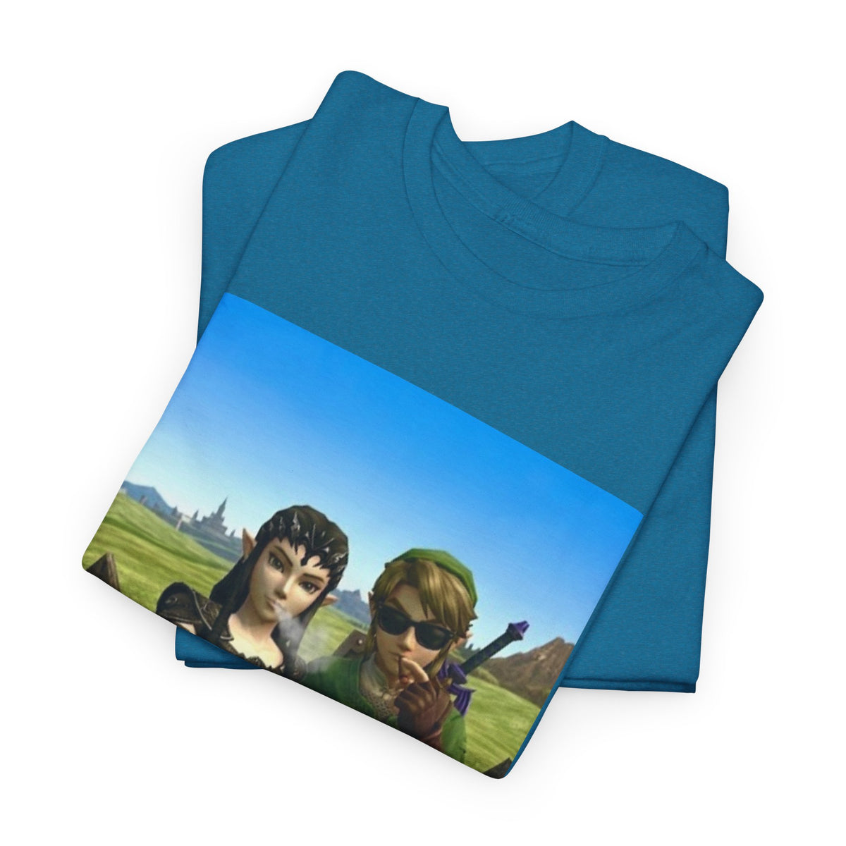 Link And Midna Smoking Blunts Tee