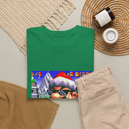 Deal With It Santa Mario Smoking Blunt Tee
